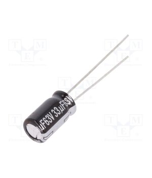 EEUEB1J330S Capacitor: electrolytic; THT; 33uF; 63VDC; Ø6.3x11.2mm; ±20%; 5000h 3YlA7wXVnafLttpq590mU9J_S5nzFTXgkXzjGM-aU4c