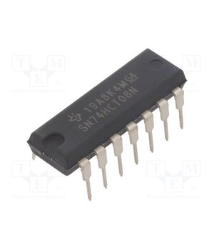 SN74HCT08N IC: digital; AND; Ch: 4; IN: 2; CMOS,TTL; THT; DIP14; 4.5÷5.5VDC; tube Gan6NDqzycfx5QlpoBZC82sKeVkAmS96ss9NTFMfU08