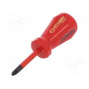 T48343-2 Screwdriver; insulated,slim; Pozidriv®; PZ2; Blade length: 46mm MEiVILMlMkzA7tUm3RcPmkGwdKZfKHuPhZRSoghLBBQ