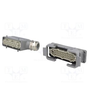 10330240000 Connector: HDC; male + female; 16A; 500V; Han Kit; PIN: 24; 24+PE Q26GVOFIsBlW2zz0GtoYno6NzpSVpdu4svqZgOdnbMQ