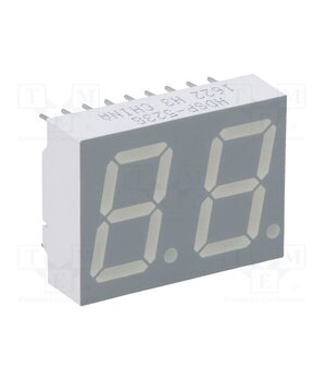 HDSP-523G Display: LED; 7-segment; 14.22mm; 0.56"; No.char: 2; green; cathode Xzd-DmJKBSB6FbVMicWGhC9yvtdNS7Kt38acpxTtYHQ