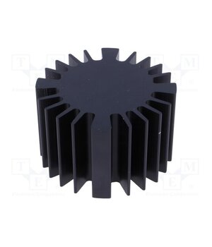 SK56937.5SA Heatsink; LED; Ø: 60mm; H: 37.5mm; black C-HB84gwDuvUcsRquEtonAms75aTjhkA0DrUjlYkzAg