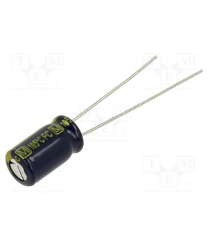 EEUFC1C121 Capacitor: electrolytic; low ESR; THT; 120uF; 16VDC; Ø6.3x11.2mm Chwrr6nK3uVo3pglWh7HHHOpahN8VNqYOtKOg9VaZhc