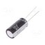 EEUEB1J221 Capacitor: electrolytic; THT; 220uF; 63VDC; Ø10x20mm; Pitch: 5mm R95Qrsk7OkNDG1AGfJ5XnF6OGsNj_IzWfebxO8bIMIM