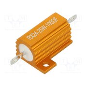 AHP25W-100RF Resistor: wire-wound; with heatsink; 100Ω; 25W; ±1%; 50ppm/°C QVBbujN4YDpYhM5MKkBibbIzO8blJKJUNld5RnZhBDE