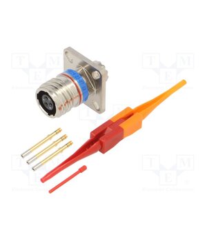 D38999/20FA98SN Connector: military; socket; female; PIN: 3; straight; crimped; 7.5A 5W4i-ONncXtPivDu9bI2ewEZgwWaLcIAoVVjFes5Eas