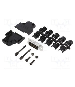 L17D45PK-P-15+L717HDA26P Connector: D-Sub HD; PIN: 26; male; angled 45°; soldering; UNC 4-40 e3_zsC039ZK0hRk_w4KFhHQxr-HtNbeCbsYni9snvt8