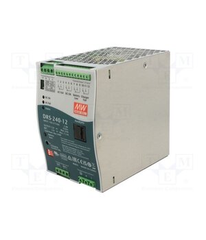 DRS-240-12 Power supply: buffer; for DIN rail; 240W; 12VDC; 20A; 90÷305VAC 4VllF4W51EyA4IClOGmjI7rfwR6Y3akTmB9NBUSTZGE