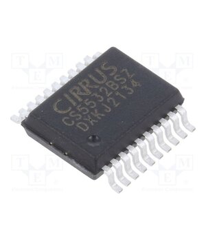 CS5532-BSZ IC: A/D converter; Ch: 2; 24bit; 3.84ksps; 2.5÷5V; SSOP20 8kl_56PyWKIrZNPkaBqo5WkssBHsjs9rALROVZ98kv8