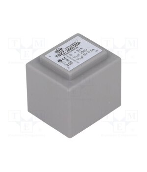 TSZZ3/003MP Transformer: encapsulated; 3VA; 230VAC; 6V; 500mA; PCB; IP00; C: 29mm u14gaxpQvh_B8AxEpzWtvi-rTA1y-pE8hisagIQa6J4