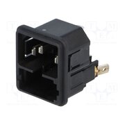 4301.0502 Connector: AC supply; socket; male; 10A; 250VAC; C14 (E); KEA; IP40 Umpw4PmrlzZULRiwDGoRE1LSLgvYPdrrqTjdS9wWOW4
