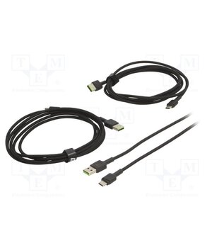 KABGCSET03 Cable; USB 2.0; USB A plug,USB C plug; black; polypropylene dp8w8a-4R0PWCuWK-jbR6xWKuXdOKPWRzdKopNlY8Gk