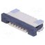 DS1020-07-6VBT1A-R Connector: FFC/FPC; SMT; PIN: 6; Contacts: copper; tinned; 1mm; ZIF Q4vA9clyg2GmJaIMzUsB3vZn3qo0zzK2lwPj5Cr1pa0