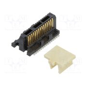 ST4-15-1.00-L-D-P-TR Connector: PCB to PCB; socket; male; PIN: 15; ST4; vertical; 1.6A p5fxUFU3o4D5msqKmb4aCQ8nglMqJbDVvVT1MrqJvR8