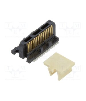 ST4-15-1.00-L-D-P-TR Connector: PCB to PCB; socket; male; PIN: 15; ST4; vertical; 1.6A p5fxUFU3o4D5msqKmb4aCQ8nglMqJbDVvVT1MrqJvR8