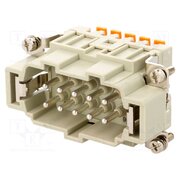 CSHM 10 Connector: HDC; contact insert; male; CSH; PIN: 10; 16A; 600V; 10+PE r9mDm3w0cab4fzR_P-R12BvsEOuvFosMB_1JiODzbYs