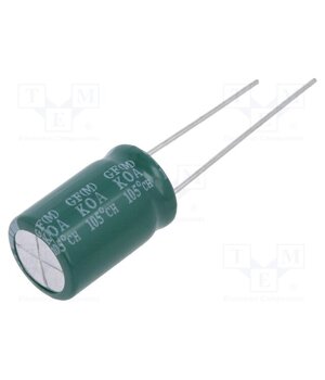 GF1000/16 Capacitor: electrolytic; low ESR; THT; 1000uF; 16VDC; Ø10x15mm HB6rMshq7E7HC1PMagqmUBd6rpeJR4li1_xwffAvKzY