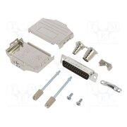 L17DPPK25-M+L717SDB25P Connector: D-Sub; PIN: 25; male; straight; soldering; for cable OiCKkXuvTyKN59kdy_CB1ZdW3BAsmLQ3aBOjDs6aD3o