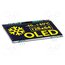 EA OLEDL128-6LGA Display: OLED; graphical; 2.9"; 128x64; Dim: 68x51mm; green tJVUN7FDrCMb1OL6_P2Dn6SM81SI1y462tLVdrOvXbQ