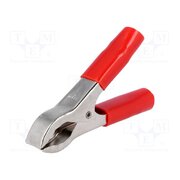 CRCLRE-07 Crocodile clip; 30A; Grip capac: max.25mm; Overall len: 80mm; red ESw6xpP3k5RIeF1e4PlC6xsK7gsDjm9phDzklSWivig