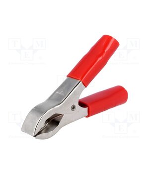 CRCLRE-07 Crocodile clip; 30A; Grip capac: max.25mm; Overall len: 80mm; red ESw6xpP3k5RIeF1e4PlC6xsK7gsDjm9phDzklSWivig