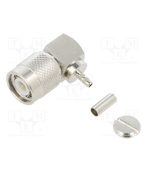 122148 Connector: TNC; plug; male; angled 90°; 50Ω; soldering,crimped 6MQPLWVLsDzrqoGeYnvFA5nup3zTbwTTLGrt9Yr21c8
