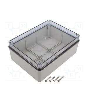 686.227 Enclosure: multipurpose; X: 148mm; Y: 198mm; Z: 80mm; SCABOX; grey qon7mrXALBIpF68obHy9lAuG0U4BCy8hRq0Y5msayyY