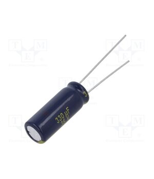EEUFC1V331L Capacitor: electrolytic; low ESR; THT; 330uF; 35VDC; Ø8x20mm; ±20% V7XIIeltmWvFj-BGFxN7vhz2sdHDwtwPZyDJItL34jg