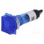 NSL-BL Indicator: with FLUO neon lamp; prominent; blue; 230VAC; plastic k-11WpvExyAJ9iseUJQESErSPT29VRBML33EJPjzffg