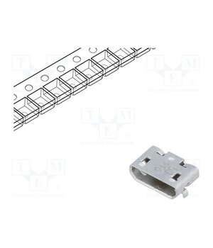 105017-1001 Connector: USB B micro; socket; on PCBs; SMT; PIN: 5; horizontal w2hvC4TqT671jJPwWeEsXeYPJd5_zk0LsOVm2yYioMQ