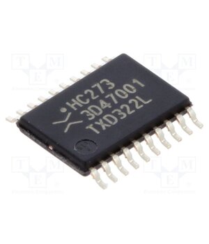 74HC273PW,118 IC: digital; D flip-flop; Ch: 8; CMOS; SMD; TSSOP20; reel,tape; HC BEqry5SHv5y_t7wZCWJJuemd0a_D2gG4wcnlWWxNQwQ