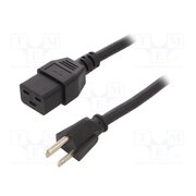 6009.5195 Cable; 3x14AWG; IEC C19 female,NEMA 5-15 (B) plug; PVC; 2.5m vkrRvG8A4gZ1bXeymn-SxsfFpJGm4zK2Tg5uEdwh06A