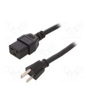 6009.5195 Cable; 3x14AWG; IEC C19 female,NEMA 5-15 (B) plug; PVC; 2.5m vkrRvG8A4gZ1bXeymn-SxsfFpJGm4zK2Tg5uEdwh06A