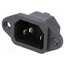 IEC-A-1 Connector: AC supply; socket; male; 10A; 250VAC; C14 (E); IEC 60320 XbQaL9o2_7g06eRcR1bKydw6RBzGOLvfuXWCJvtdeK8