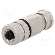 21033292401 Connector: M12; plug; PIN: 4; female; 250V; straight; IP67; for cable V3XbVM8Cm6W72655pJ_euoCRSU296V1fAWi6RPi43U8
