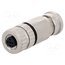 21033292401 Connector: M12; plug; PIN: 4; female; 250V; straight; IP67; for cable V3XbVM8Cm6W72655pJ_euoCRSU296V1fAWi6RPi43U8