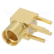 CONMMCX002 Connector: MMCX; socket; female; angled 90°; 50Ω; THT; on PCBs; PTFE P4OB8LRG1gSYx3xzSSM6xKkenkRic9o1ttMi6v8-lY0