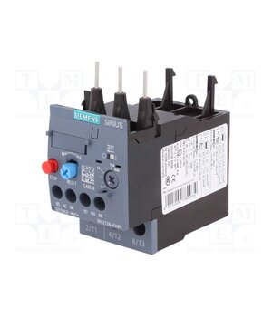 3RU2126-4AB0 Thermal relay; Size: S0; Auxiliary contacts: NC,NO; -40÷70°C h5_SccF6yydqSI0MuFXJXvqoHBDDK5ecw6RxAXDm_Lk