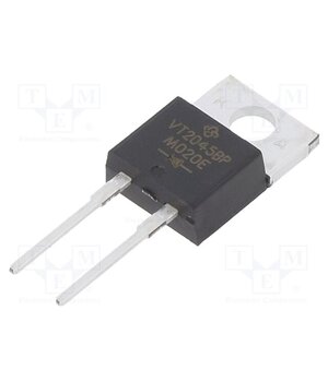 VT2045BP-M3/4W Diode: Schottky rectifying; THT; 45V; 20A; TO220AC; Ufmax: 0.66V GZrOUAxwMdkVPqRFJ_QJTZ8iGEBc1u_n1LCPhazI5fA