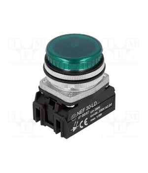 NEF30-LDZ 24-230V AC/DC Control lamp; 30mm; NEF30; Illumin: LED; Ø30.5mm; IP20; 24÷230VAC qkHHHbkdXuY5qM5Ul4UzdvMhhl7jsNxEV41w0ROT2Eg