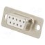 DB09-SS-W Connector: D-Sub; PIN: 9; plug; female; for cable; soldering; white B4rK0M2ghxxhFZpipKAhQyIXaO9LbZmIzgJ6Gdbz7WA