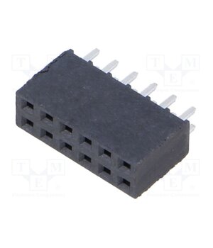 SSW-106-01-S-D Connector: pin strips; socket; female; PIN: 12; straight; THT; 2x6 _0G4iCrJR5XPJ-_aNuutiYdWKNTEsMOJGlg1J6Pebpk