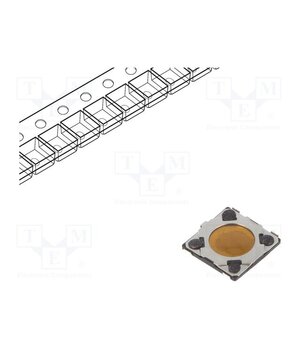 EVQ6P6B40 Microswitch TACT; SPST; Pos: 2; 0.02A/15VDC; SMT; 4.1x4.1x0.35mm j0UrHXN3sN6EGnz_lQ7HZdChhmwtwYfX5419rGZByWo