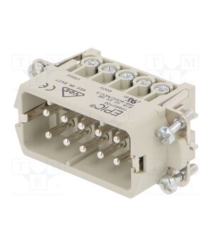 10440100 Connector: HDC; contact insert; male; EPIC H-A; PIN: 10; 16A; 250V qwJ3DxF1fQlny1j90365QqvnRylclKFY9fnJy08xVeg