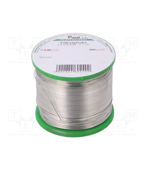 SAC0305 0.80 500G Tin; lead free; Sn96,5Ag3Cu0,5; 0.8mm; 500g; reel; 217÷219°C; 3% RRcbL-tj_ZkoSaXx8CLL7pgbO1ziiI8LxCoRZIGeEJk