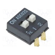 1825058-1 Switch: DIP-SWITCH; Poles number: 2; ON-OFF; 0.1A/24VDC; Pos: 2; SMT 3Jz3O0gEl66Y5Fxkz5wcu1QyBAvVDRgaUZYyrFnrGMo