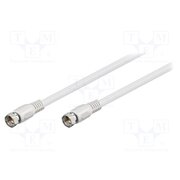 50737 Cable; 1.5m; F plug,both sides; shielded connectors; white; 75Ω 3TcmyYaCmHvBjsTIqwF8vhRhEkK9EA0wp_dAy24Ny4w