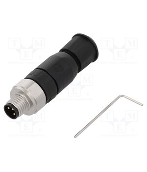 21023591301 Connector: M8; male; PIN: 3; 4A; 60V; IP67; straight; for cable; plug aE_tAU61vayUfsKsuD02mmV9TcGGR-zUMhLgokiaguo