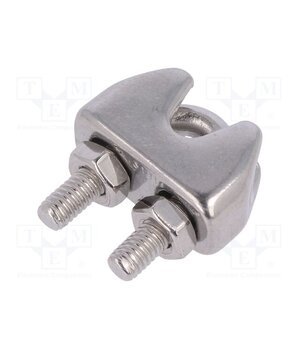 ZLK-4-A4 Rope clamp wire; acid resistant steel A4; for rope; Ørope: 4mm SwkcRKdW3oHUcjepToNcO_fb1vh3wUTgMSlwFZjKesU