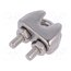 ZLK-4-A4 Rope clamp wire; acid resistant steel A4; for rope; Ørope: 4mm SwkcRKdW3oHUcjepToNcO_fb1vh3wUTgMSlwFZjKesU